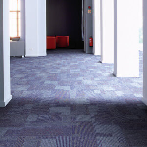 Blue Interface Carpet Tile