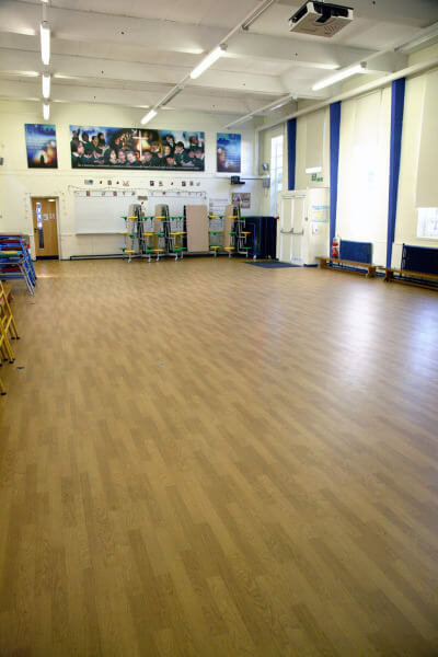 Large Hall With Wooden Floor
