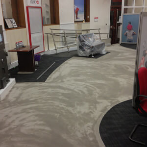 HSBC High Street Branch flooring