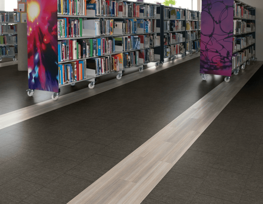 School library flooring