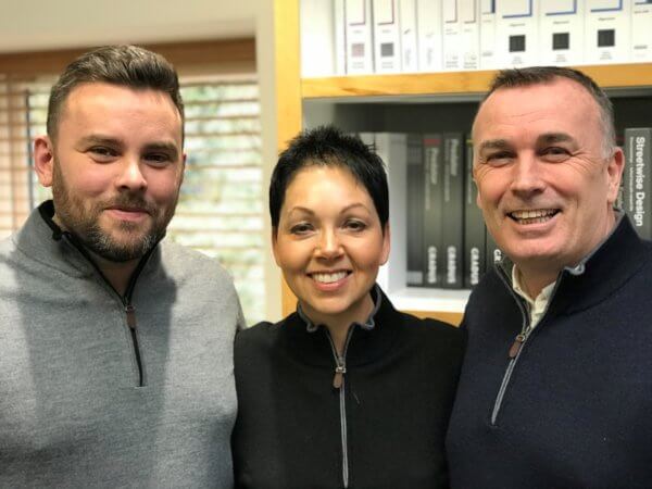Nathan Ware with Jeff and Faith Walker