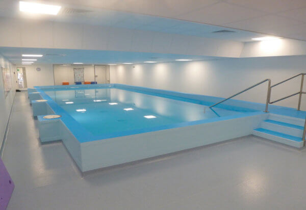 Swimworks commercial safety flooring