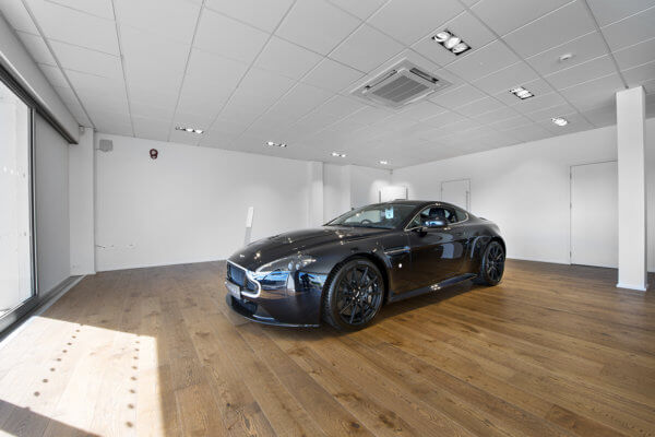 Aston Martin showroom flooring