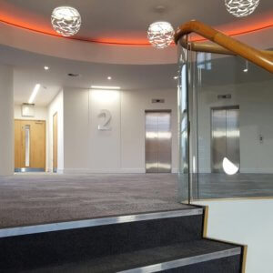 Topland Group hallway and stair flooring