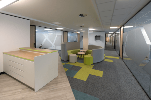 iHub Birmingham main commercial flooring