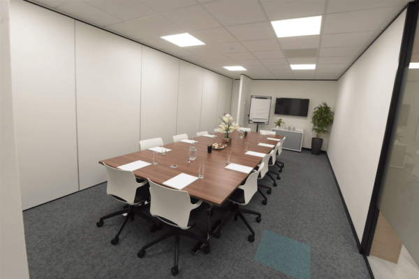 iHub Birmingham conference room commercial flooring