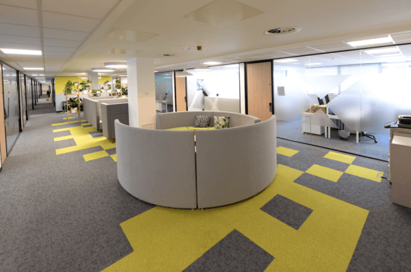 iHub Birmingham main commercial flooring