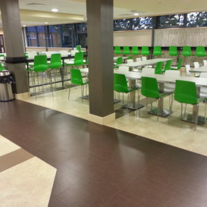 School cafeteria flooring