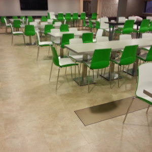 School cafeteria flooring
