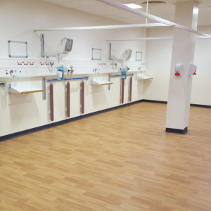 Leicester Royal Infirmary - Theatre Recovery flooring