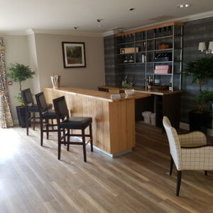 Cinnamon Care Home dining area flooring