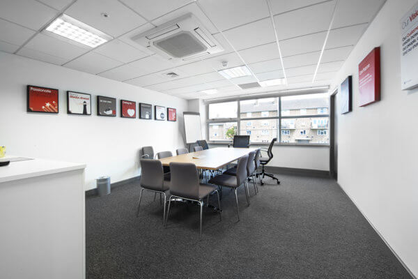 Volkswagen dealership commercial flooring