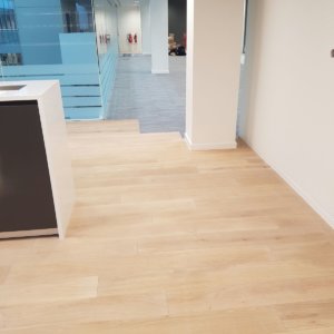 Commercial office flooring