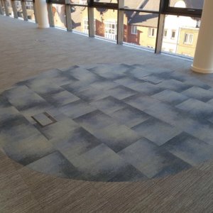 Commercial office flooring