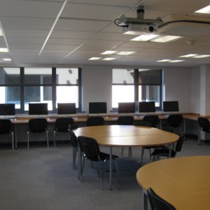 School classroom flooring