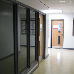 School corridor flooring