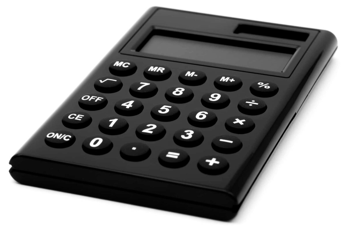 Use a calculator whilst measuring for laminate flooring