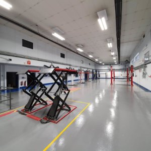 Industrial resin flooring