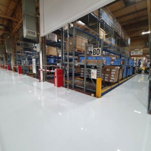 Industrial resin flooring