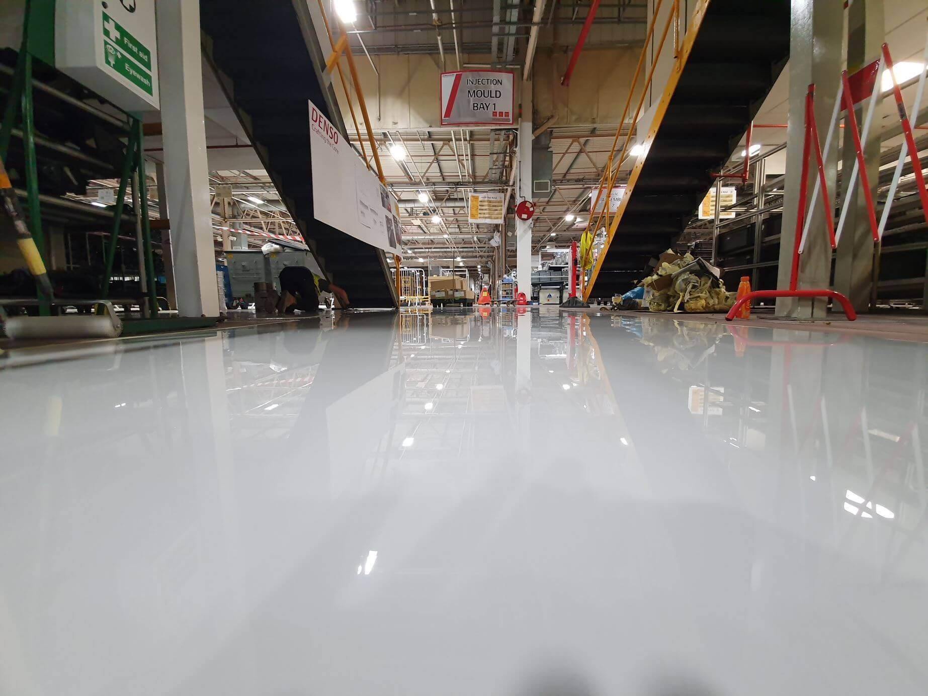 Industrial resin flooring