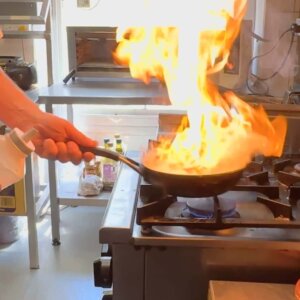 Safety flooring is essential in commercial kitchens at The Fat Olive