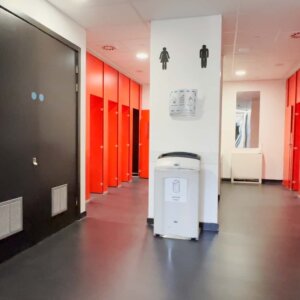 New toilet safety flooring at Waverley School