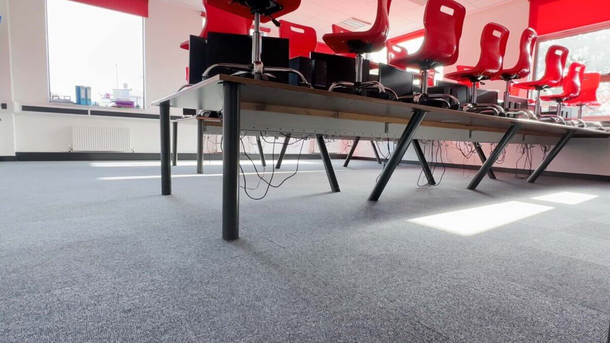 New classroom flooring at Waverley School