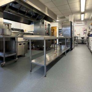 New safety flooring at Wheelers Lane commercial kitchen