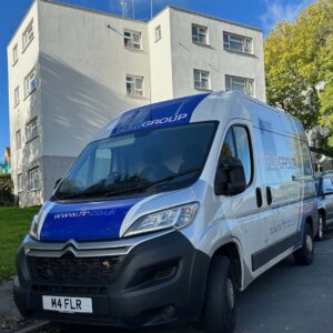 FLR van outside Coventry council building