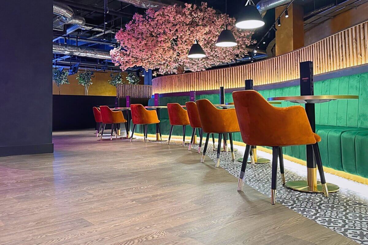Vinyl flooring at Spinners Bar Solihull